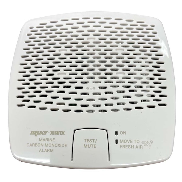 Xintex CMD6-MD-R CO Alarm 12/24V DC - White